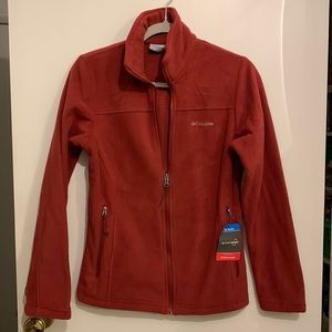Columbia fleece full zip small